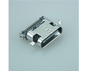 松岗连接器厂家 TYPE C 3.1沉板0.8，1.6母座 16PIN 数据充电两用