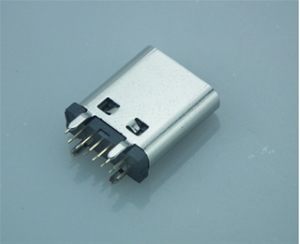 USB连接器type C3.1 母座立式直插14PIN 快充大电流
