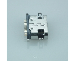 TYPE C 3.1双贴端子24PIN母座TYPE-C双排贴片四脚插母座USB连接器