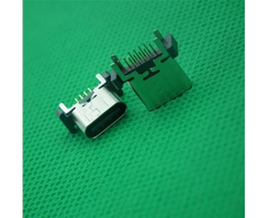 TYPE C母座8.8直插14P USB母座立式连接器