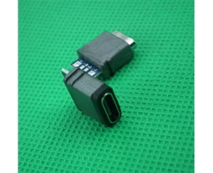 USB连接器座子充电接口Type-C电线USB防水连接器