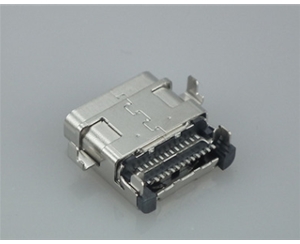 TYPE C 3.1母座沉板24PIN双排母头USB连接器